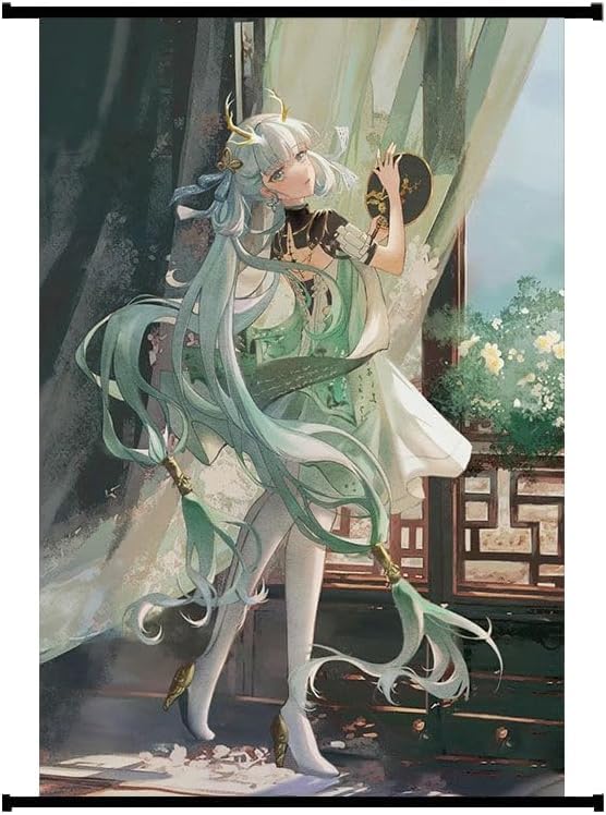 ★掛け軸★タペストリー★タイ★画家直筆★現地購入★ 掛け軸 タペストリー 縦長 縦型 かけじく 床の間 掛け物 お正月